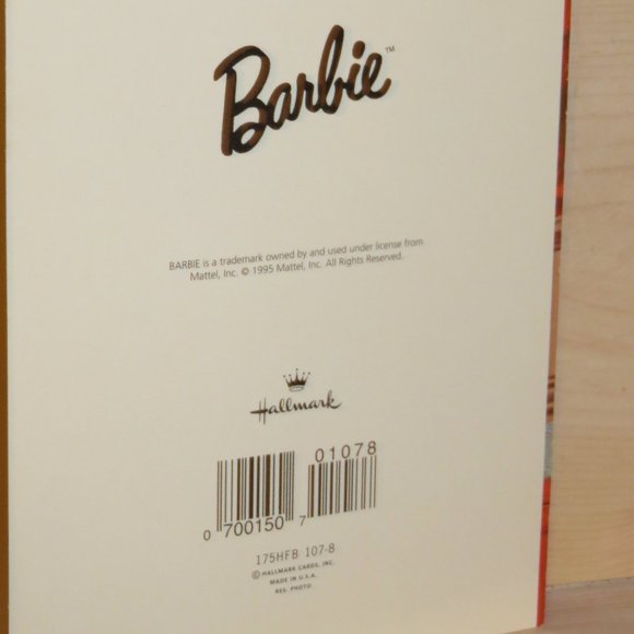 Barbie 1997 Calendar Birthday Card - Picture 10 of 10